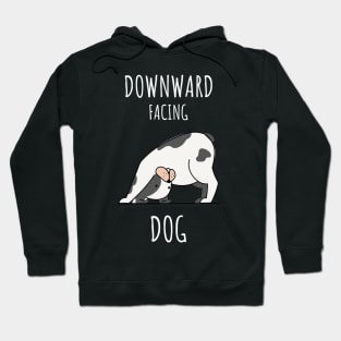 Downward facing dog, yoga Hoodie